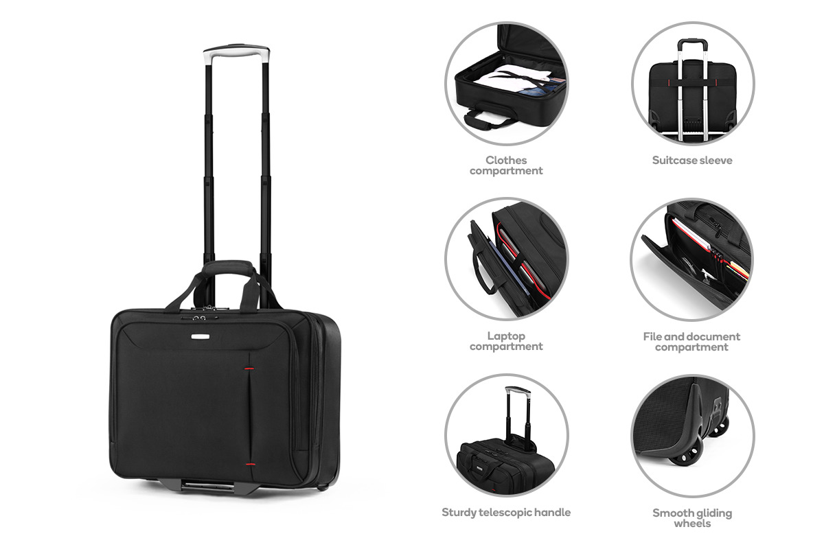 Orbis: Executive Rolling Tote | at 