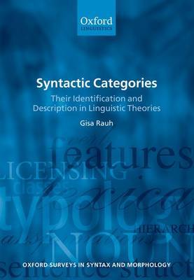 Syntactic Categories on Hardback by Gisa Rauh