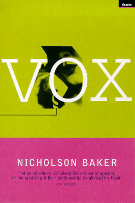 Vox on Paperback by Nicholson Baker