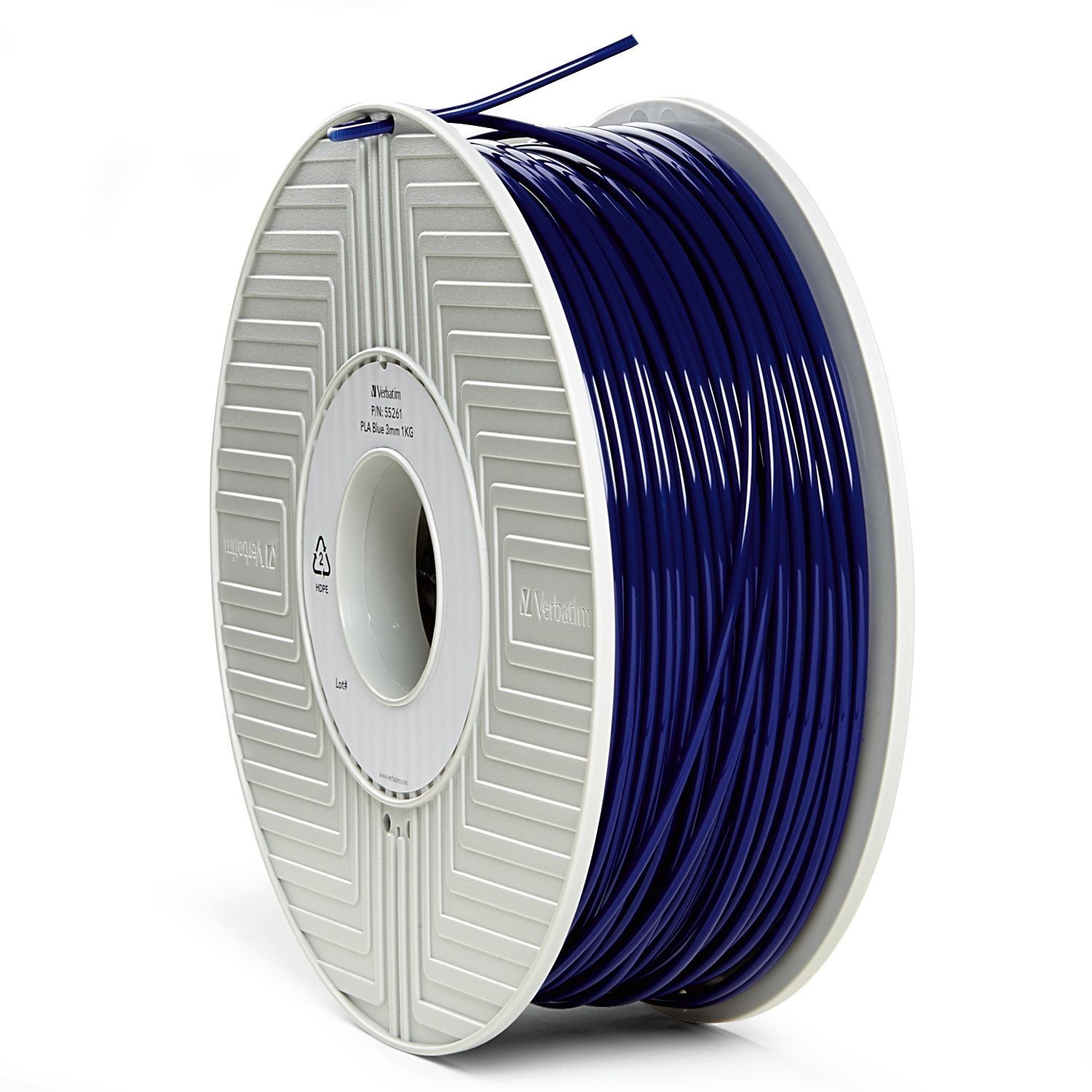 Verbatim 3D Printer PLA 3.00mm Filament - 1kg Reel (Blue) image
