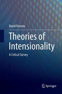 Theories of Intensionality by David Parsons image