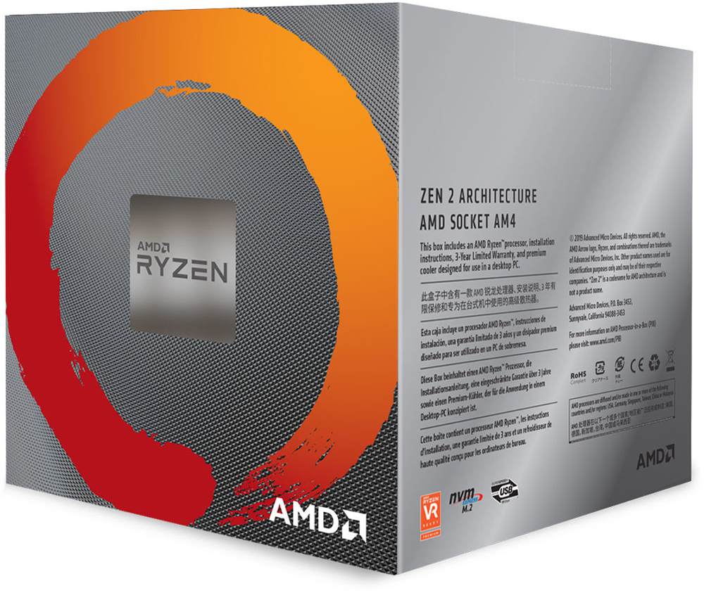 AMD Ryzen 7 3700X 8-Core 4.40GHz CPU image