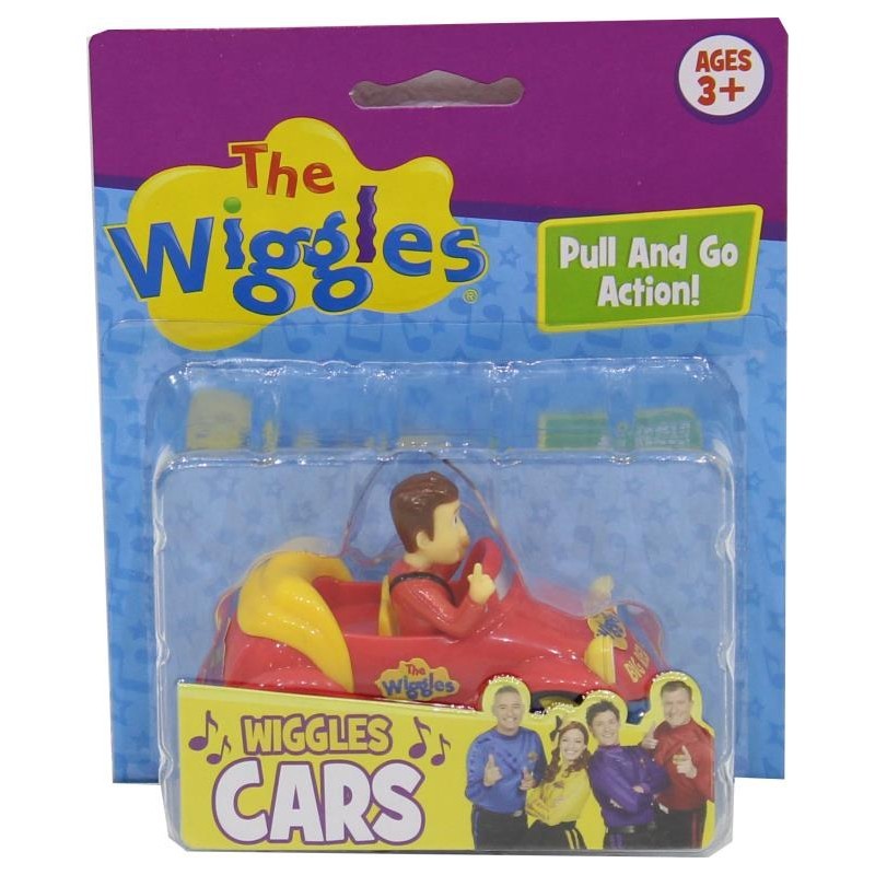 Wiggles: 3" Pull Back & Go Car - Simon (RED) image