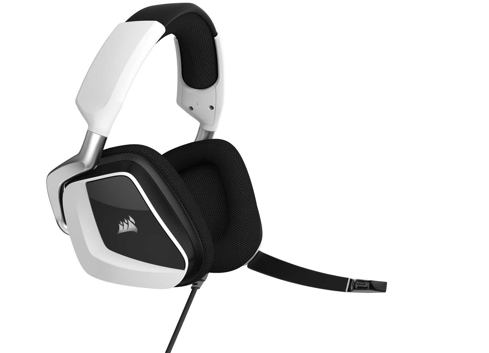 Corsair Void Elite RGB USB Gaming Headset (White) for PC image