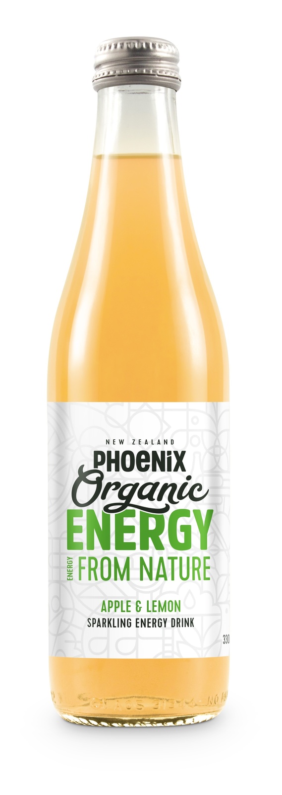 Phoenix Organic Energy - Apple & Lemon 330ml (15 Pack) image