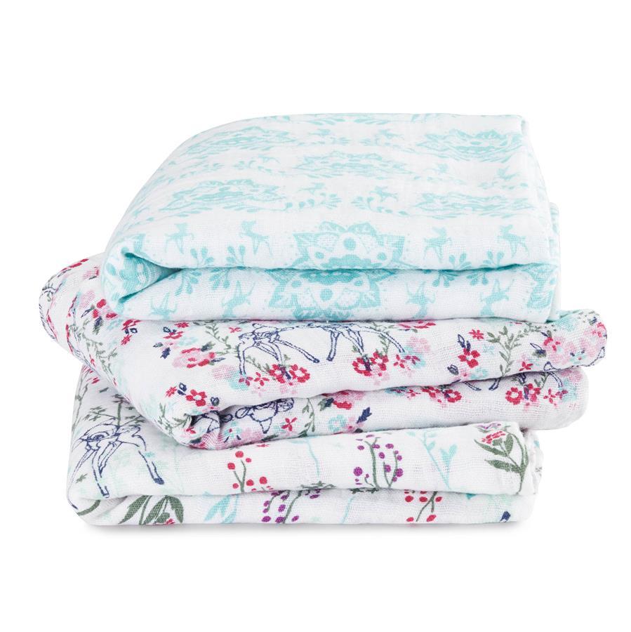 Aden+Anais: Disney Baby Musy - Bambi (3 Pack Muslin Squares)