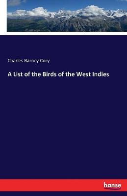A List of the Birds of the West Indies by Charles Barney Cory image