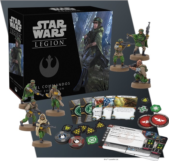 Star Wars Legion: Rebel Commandos Unit Expansion image