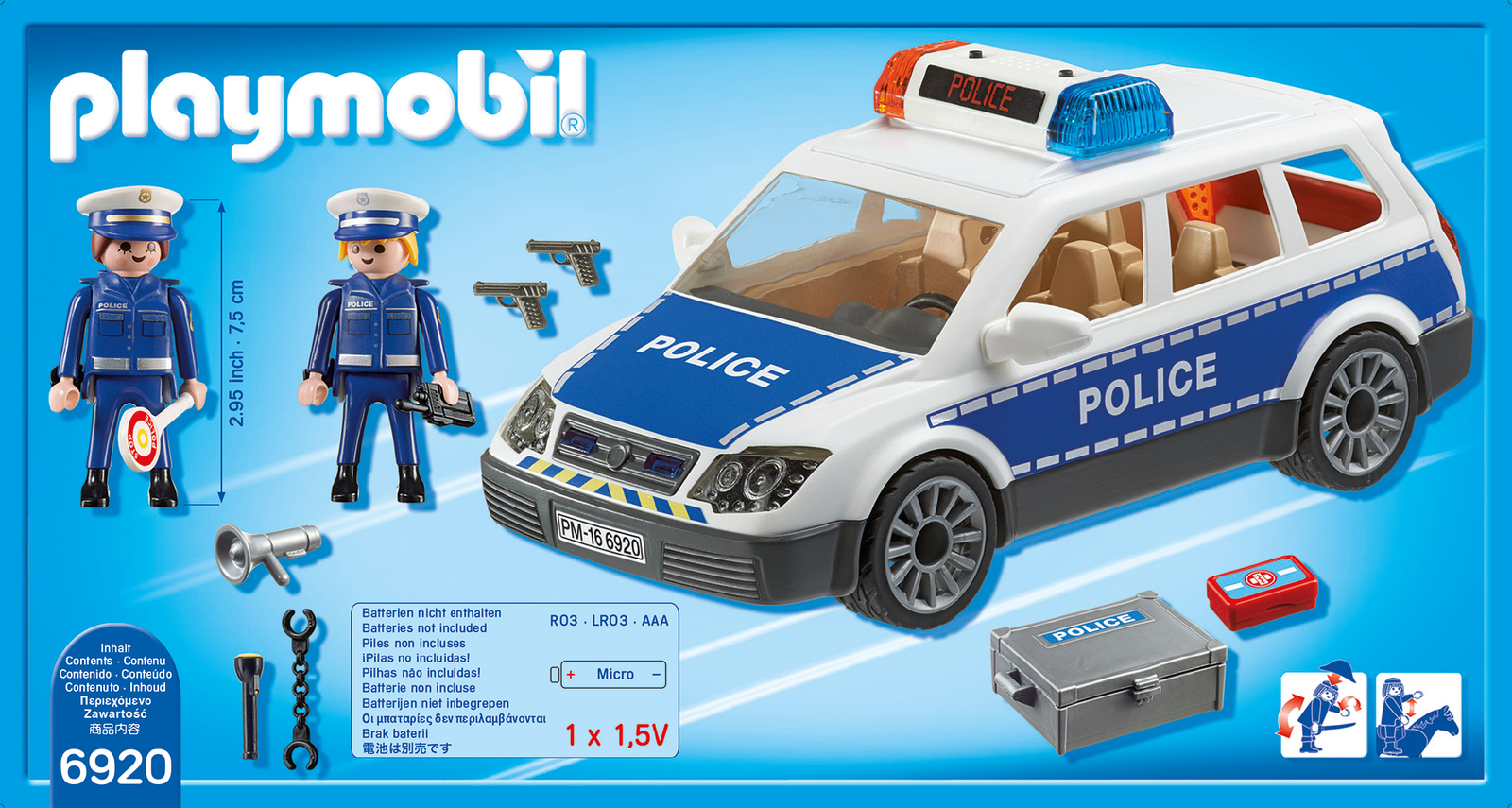 Playmobil: Police Car with Lights and Sounds