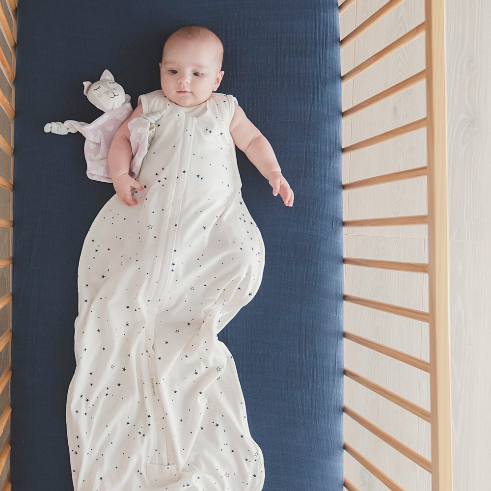 Woolbabe: Summer Weight Sleep Bag - Midnight Stars (3-24 Months) image