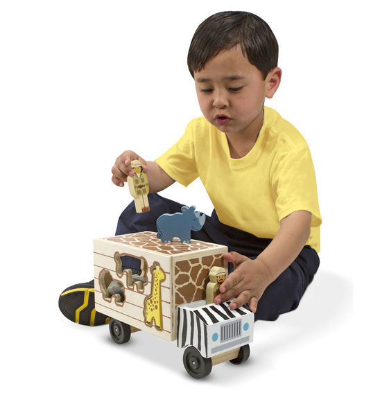 Melissa & Doug: Animal Rescue - Shape Sorting Truck image