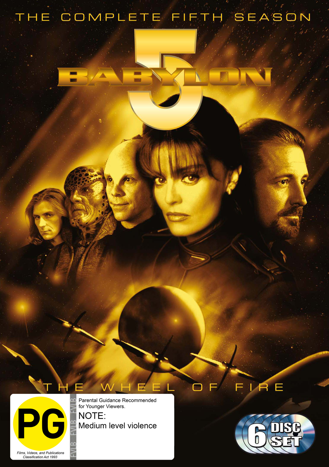 Babylon 5 - Season 5 (6 Disc Set) on DVD image