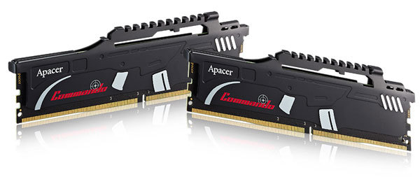 2x4GB Apacer Commando 2400MHz DDR4 Gaming RAM image