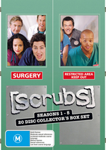Scrubs - Seasons 1-5 Collector's Box Set (20 Disc Box Set) on DVD Scrubs - Seasons 1-5 Collector's Box Set (20 Disc Box Set) on DVD