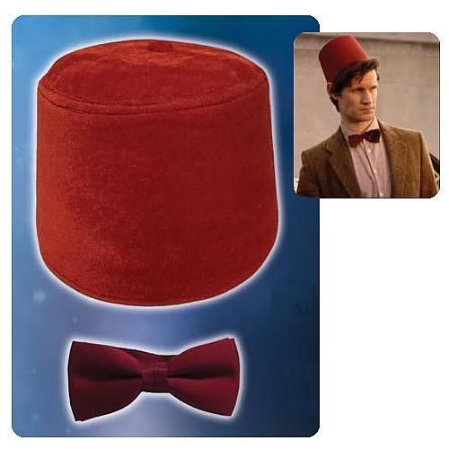 Doctor Who 11th Doctor Fez and Bow Tie Set image