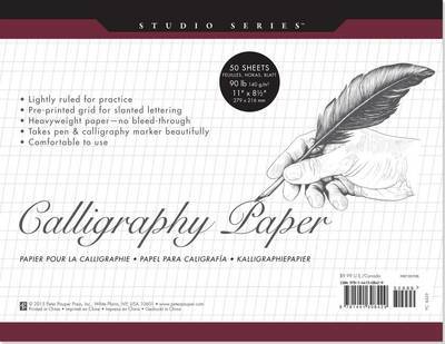 Calligraphy Paper Pad (Studio Series) on Hardback