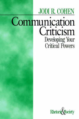 Communication Criticism by Jodi R. Cohen image