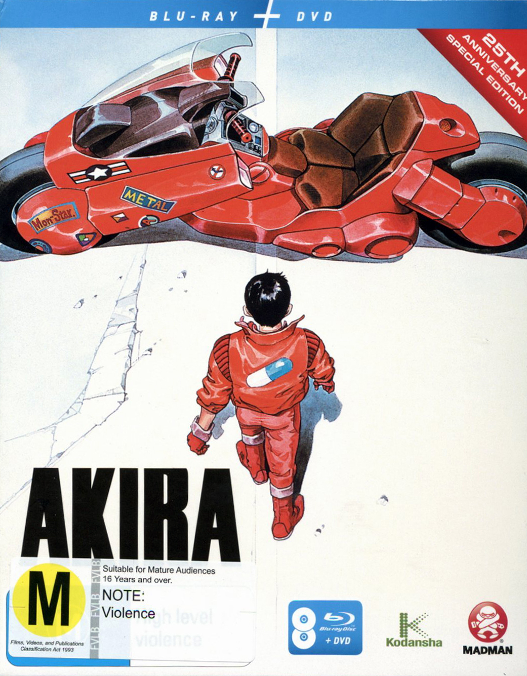 Akira - 25th Anniversary: Special Edition on DVD, Blu-ray image ...