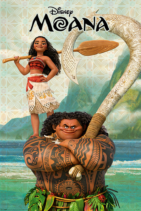 Disneys Moana Moana and Maui Maxi Poster (572) at Mighty Ape NZ