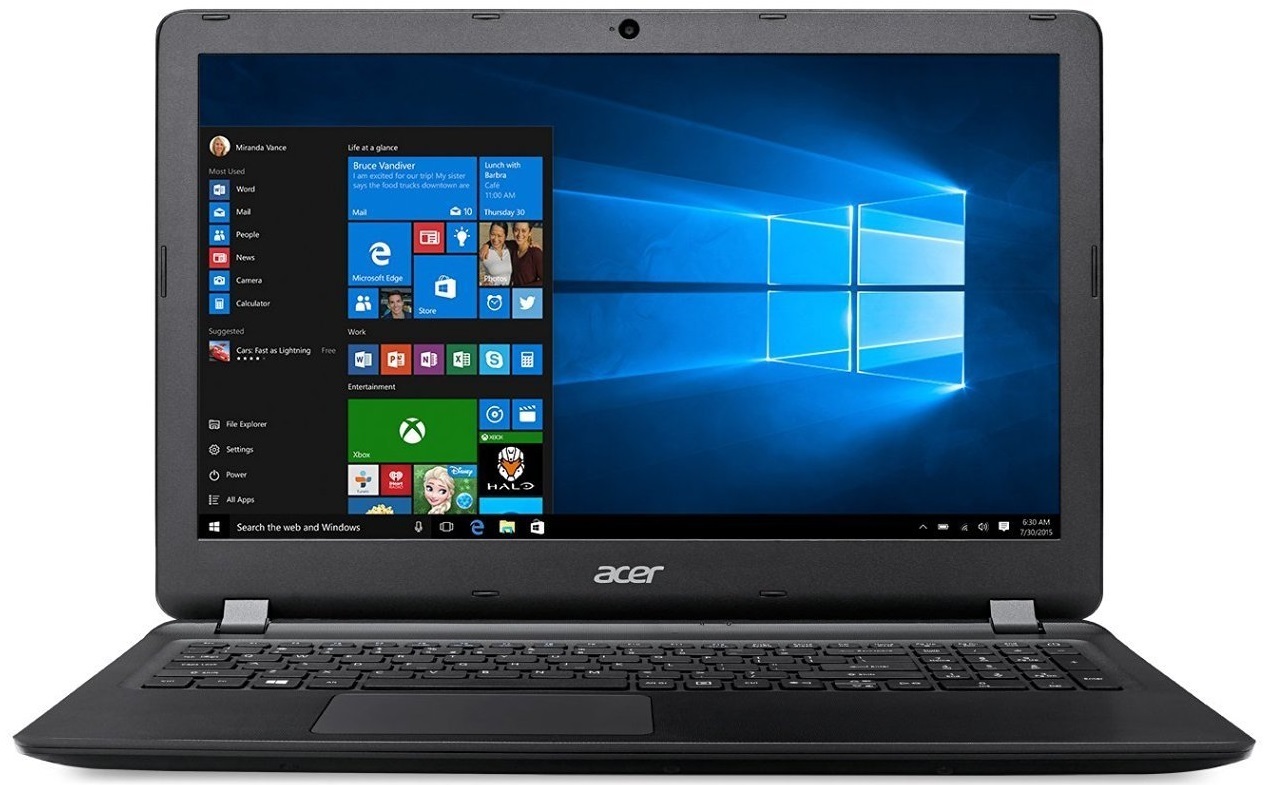 Acer ES Series ES1-533 15.6" Laptop, Intel Celeron N3450, 4GB RAM. image