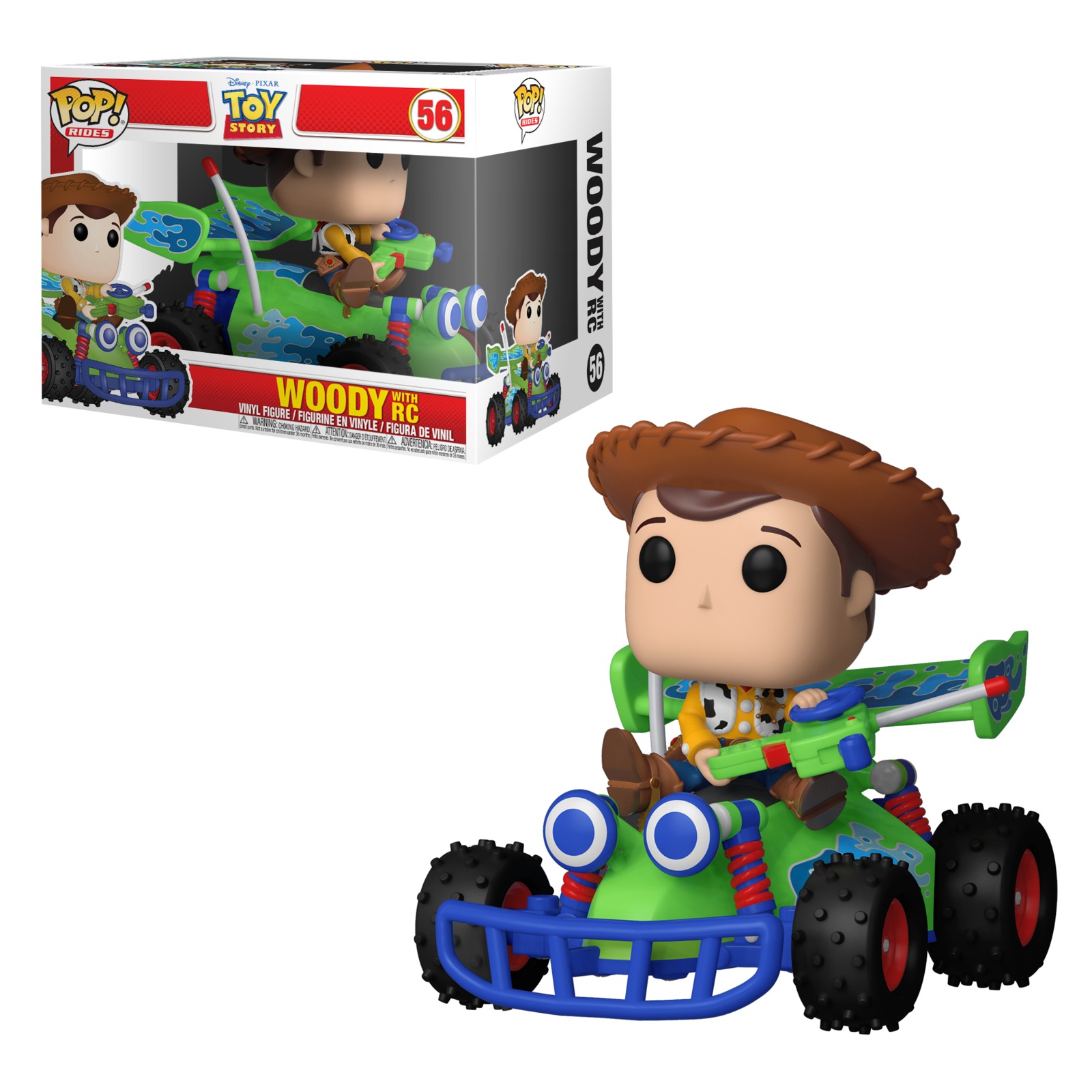 Toy Story - Woody & RC Pop! Ride Vinyl Figure