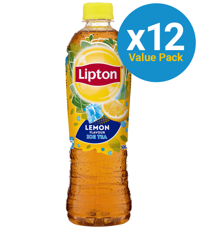 Lipton Ice Tea Lemon 500ml (12 Pack) image