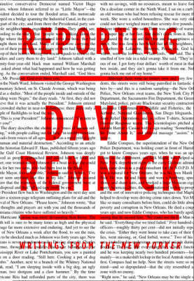 Reporting on Hardback by David Remnick