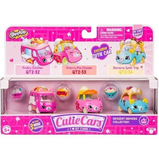 Shopkins: Cutie Car 3-Pack - Dessert Drivers image