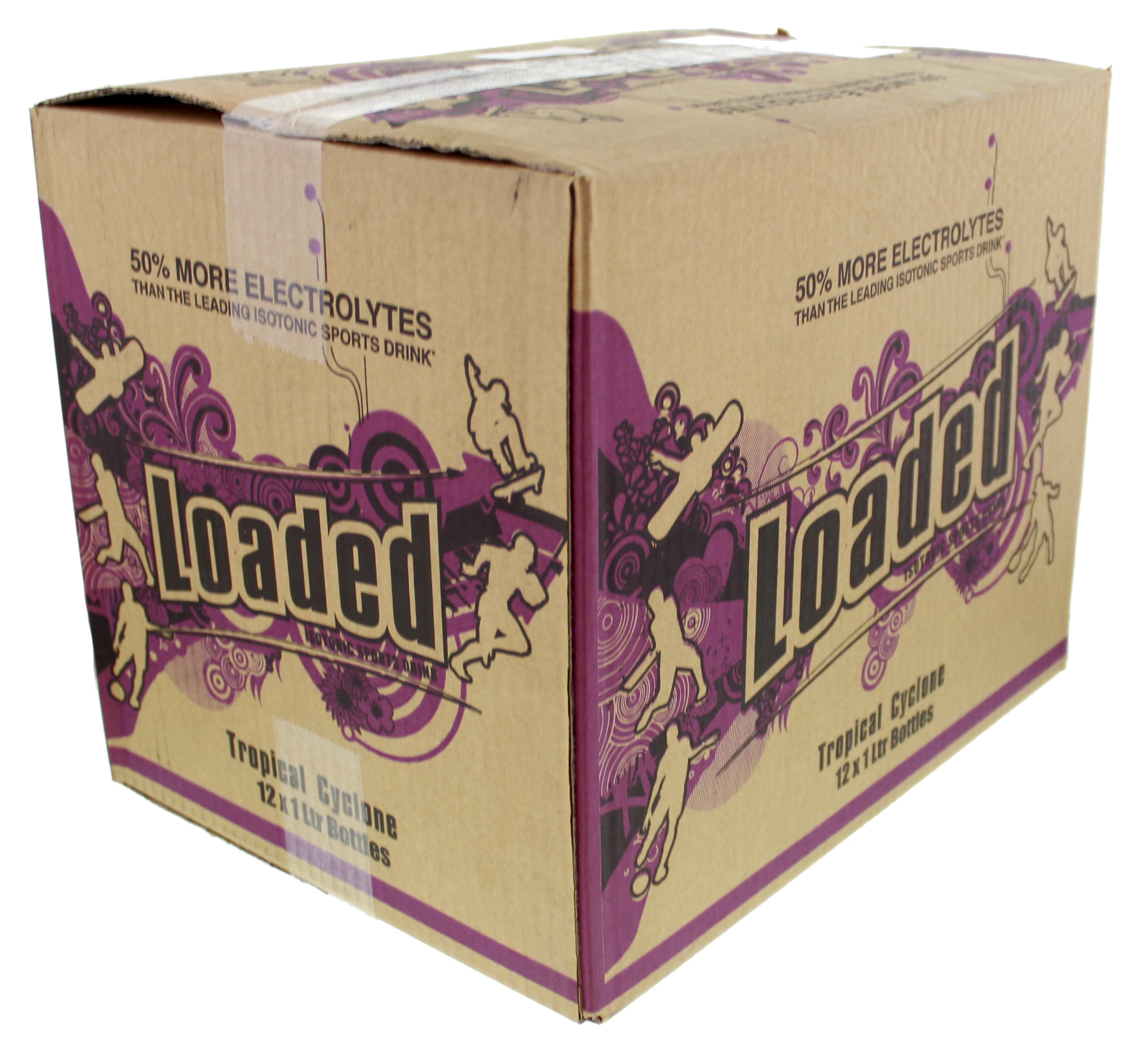 Loaded Sports Drink - Tropical Cyclone 1L (12 Pack) image