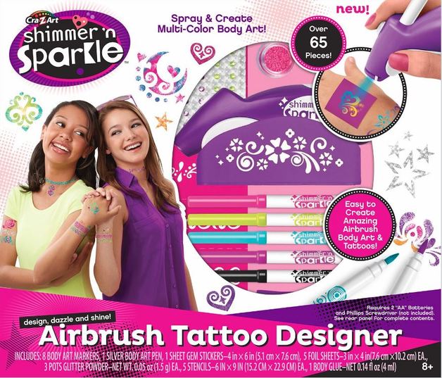 Buy 3D Shimmer 'N Sparkle Airbrush Tattoo Designer at Mighty Ape NZ