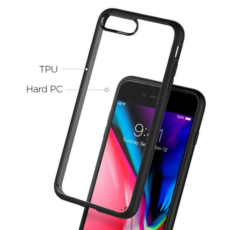 Spigen iPhone 8 Plus /7 Plus Ultra Hybrid 2 Case Black image