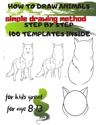 HOW TO DRAW ANIMALS simple drawing method STEP BY STEP 100 TEMPLATES