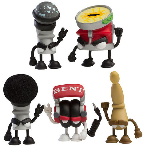 Bent World Beats Vinyl 3" Mini Figure (Blind Boxed) - MAD image