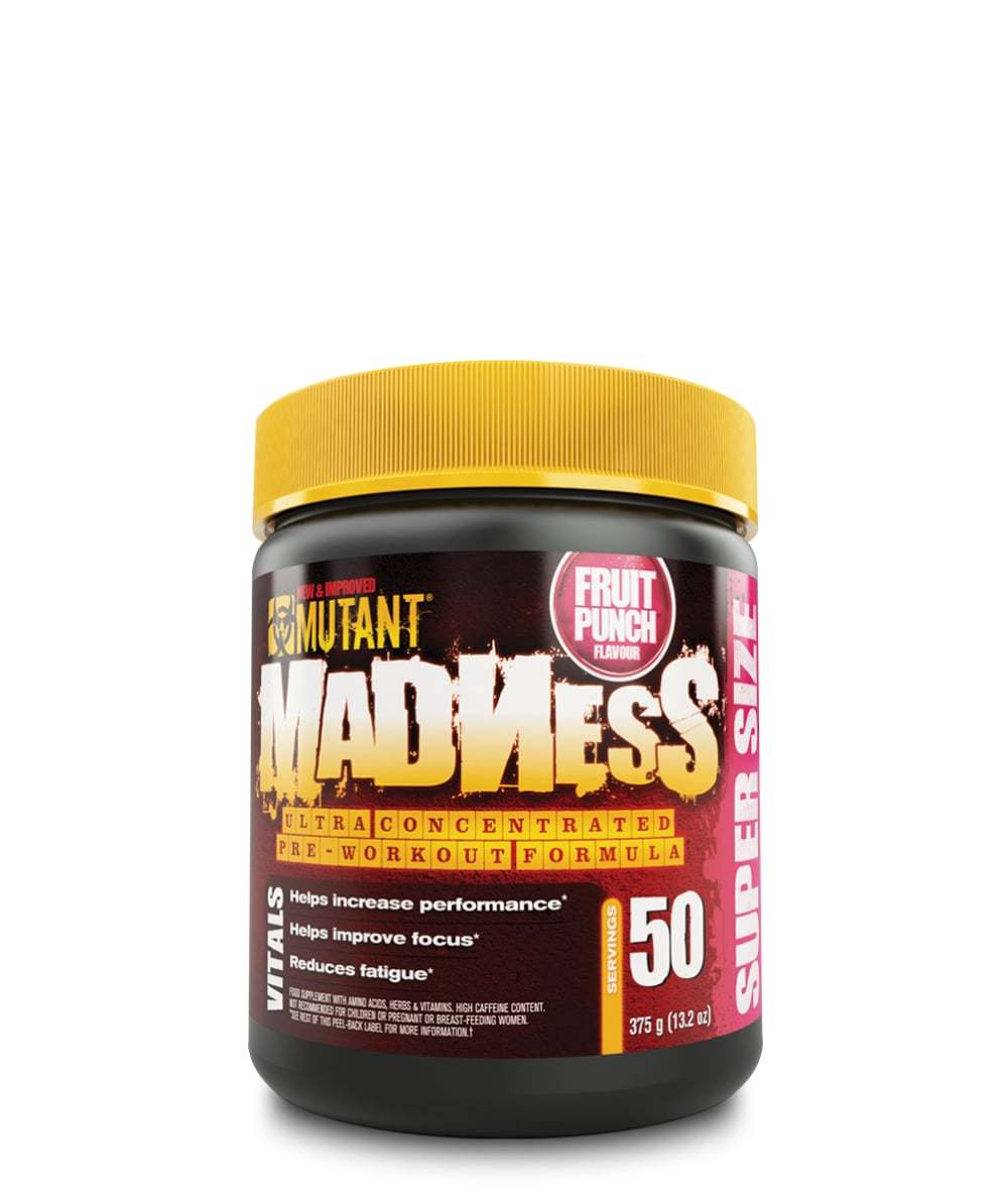 Mutant Madness Pre-Workout - Fruit Punch (375g) image