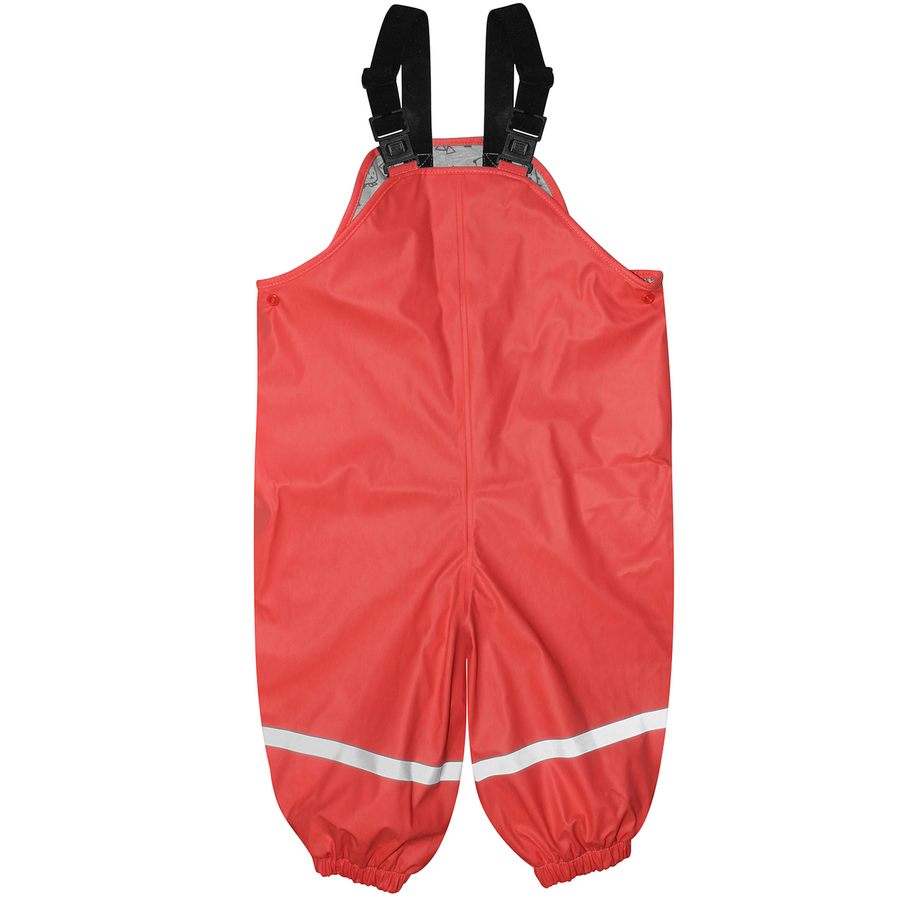 Silly Billyz Waterproof Overalls - Red (1-2 Yrs) image