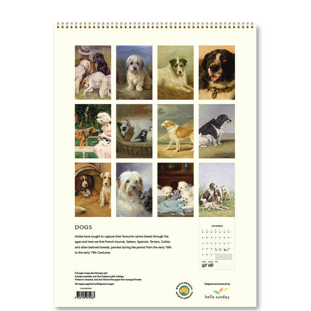 Dogs: 2024 Calendar (335x240mm)