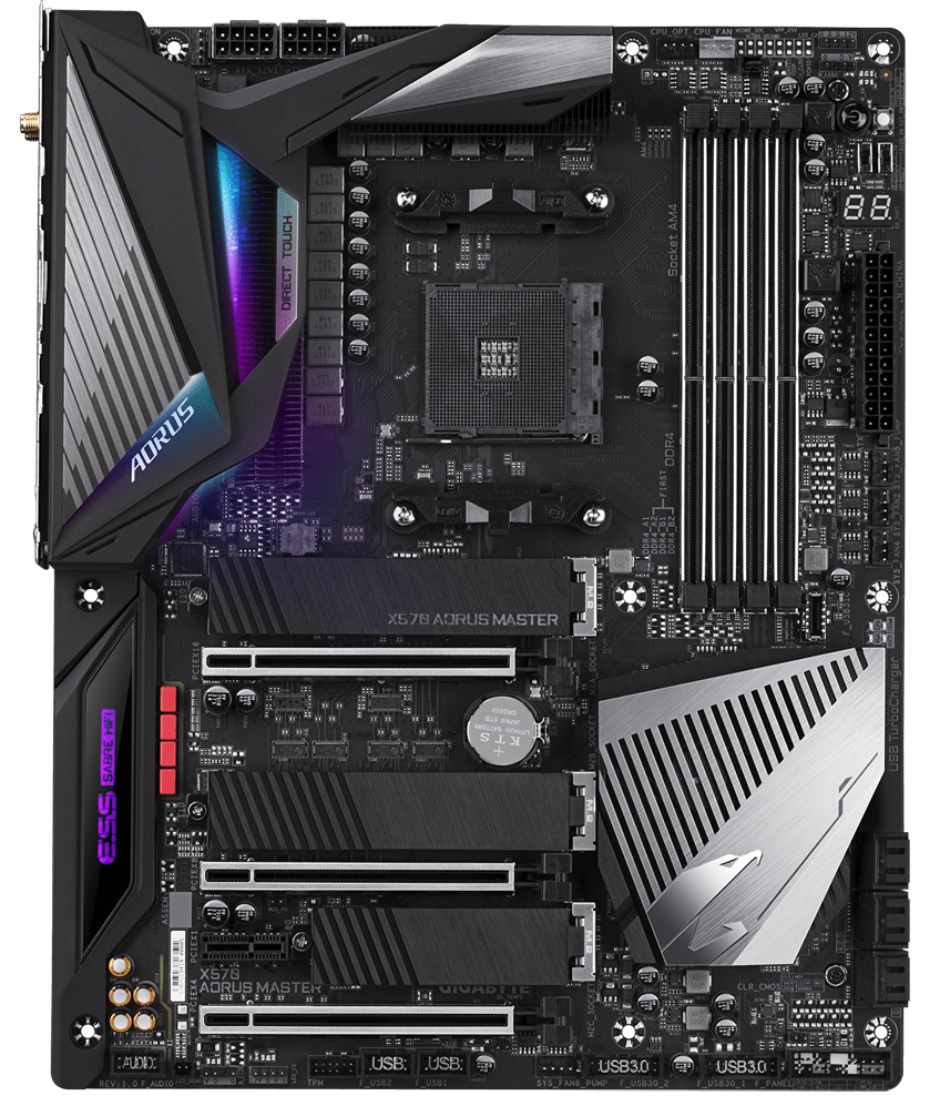 Gigabyte: X570 Aorus Master - Gaming Motherboard image