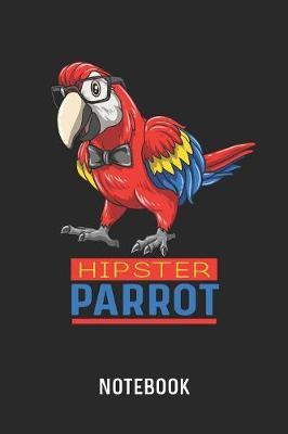 Hipster Parrot Notebook by Cadieco Publishing image