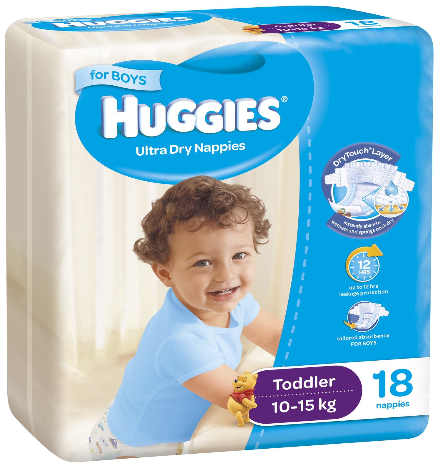 Buy Huggies Ultra Dry Nappies Toddler Boy at Mighty Ape NZ