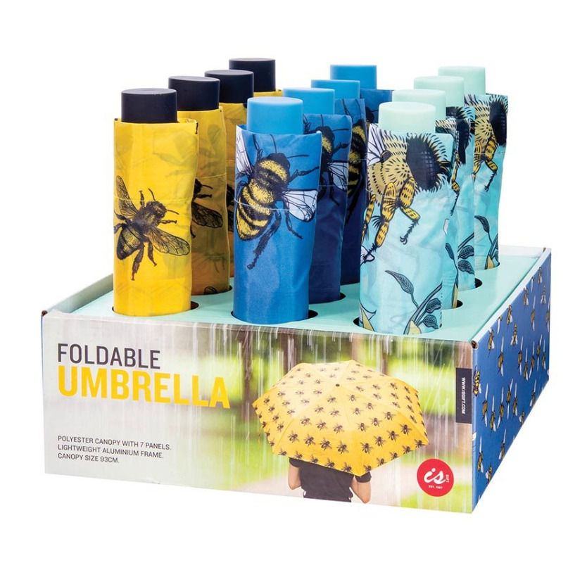 IS GIFT Foldable Umbrella Bees at Mighty Ape NZ
