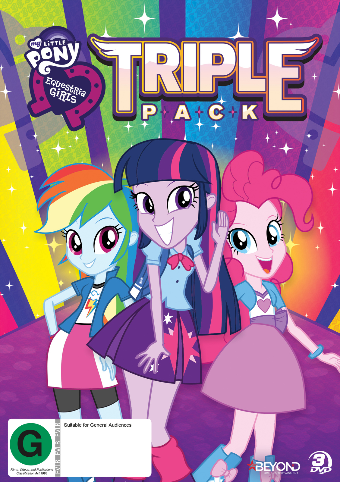 My Little Pony: Equestris Girls Triple Pack on DVD image