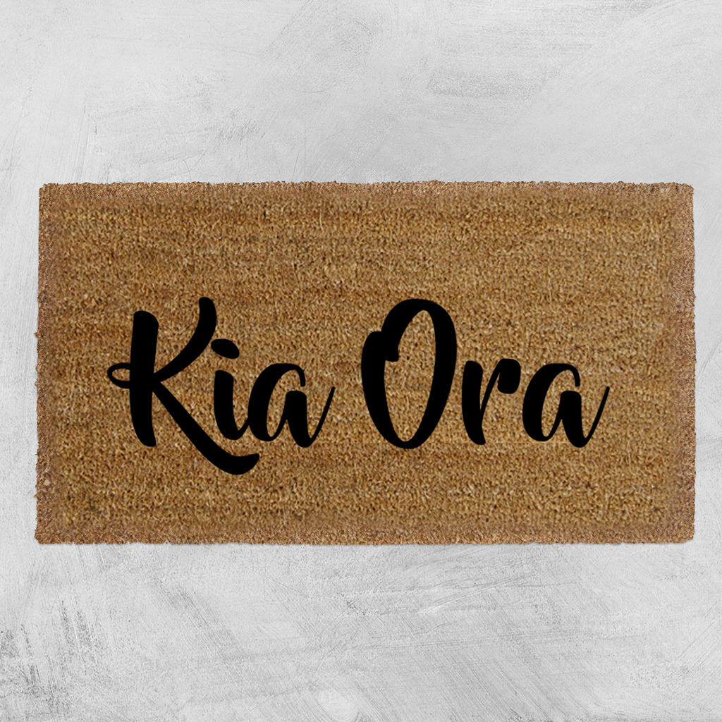 Natural Fibre Doormat - Kia Ora image