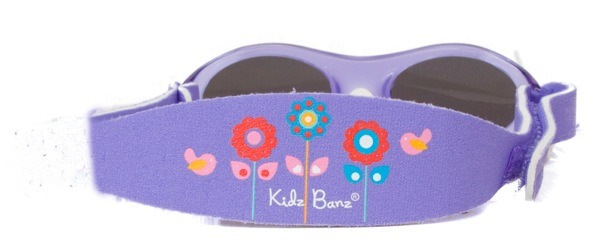 Adventure Banz Baby Sunglasses - Lavender Flowers image