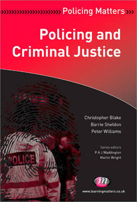 Policing and Criminal Justice by Christopher Blake image