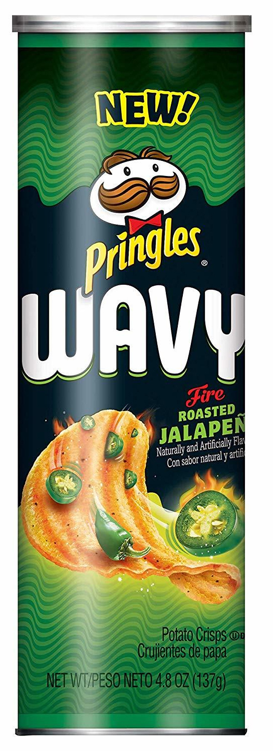 Pringles Wavy FIRE Roasted Jalapeno 137g image