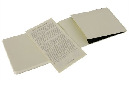 Moleskine Plain Reporter Notebook (Pocket, Soft, Black) by Moleskine image