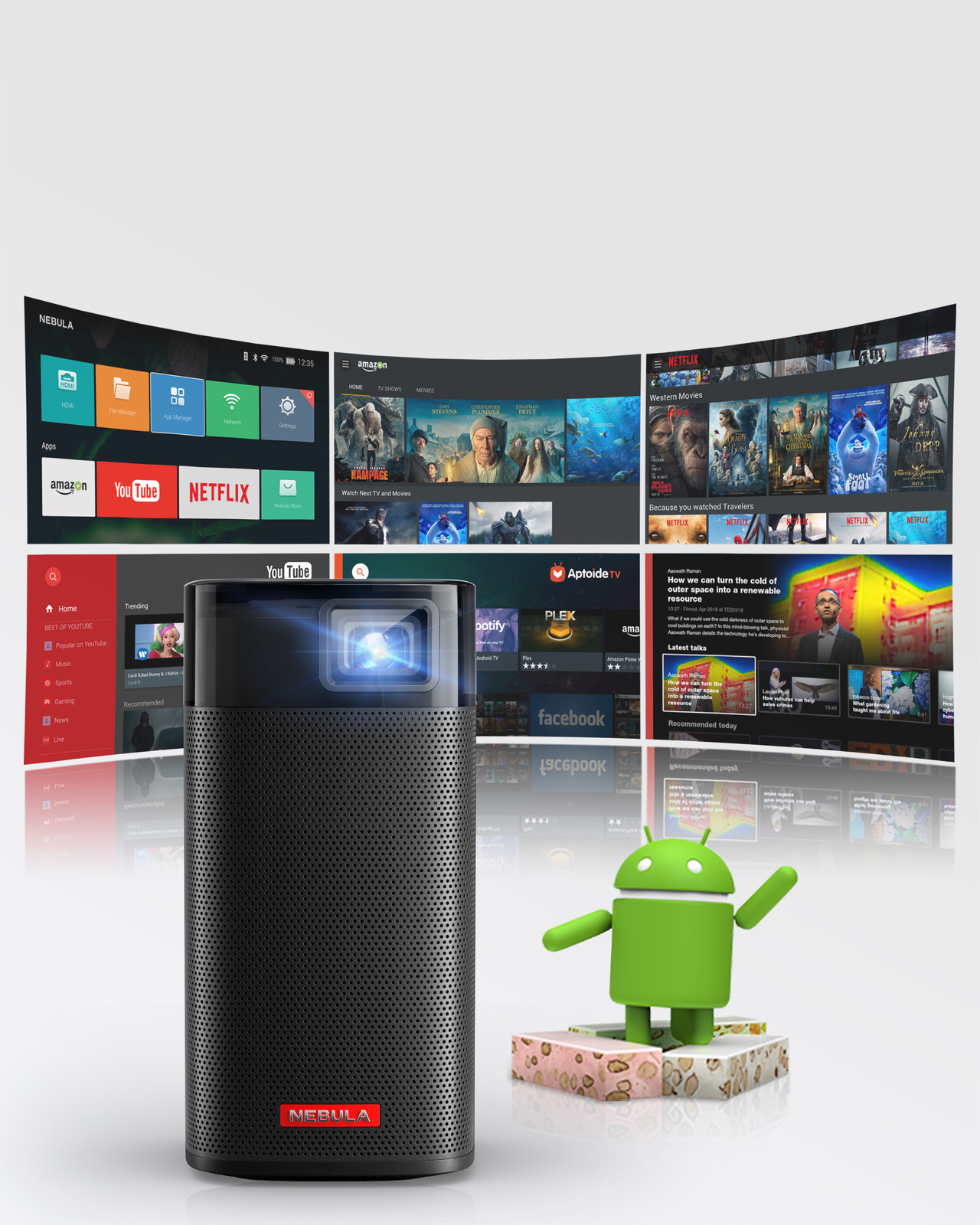 Anker Nebula Apollo Pocket Cinema Portable Projector at Mighty Ape NZ