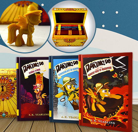 My Little Pony: The Daring Do Adventure Collection Box Set (3 Books & Exclusive Figure) by A K Yearling image
