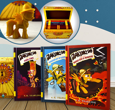 My Little Pony: The Daring Do Adventure Collection Box Set (3 Books & Exclusive Figure) on Hardback by A K Yearling