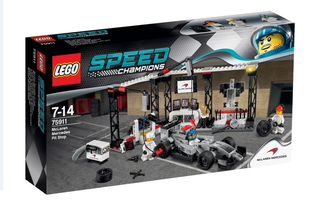lego speed champions mclaren mercedes pit stop